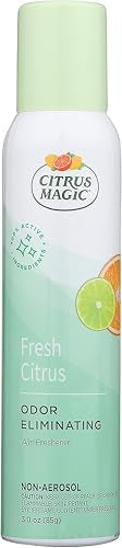 Citrus Odor Eliminator Air Freshener Spray - Non-Aerosol, 3 oz (3-Pack)