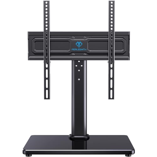 Universal Swivel Tabletop TV Stand for 24-60 Inch TVs, Height Adjustable