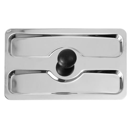 Stainless Steel Toaster Dust Cover - Protective Bread Maker Lid