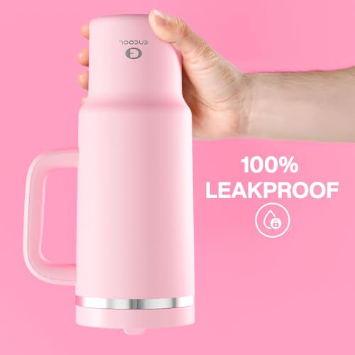 40 oz Insulated Stainless Steel Tumbler with Handle and Straw - Cotton Candy