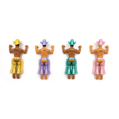 NPW Drinking Buddies Disco Cowboys Wine Glass Charms – Bachelorette & Girls' Night Party Favors