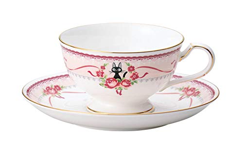 Noritake Majo Kiki's Delivery Service Pink Tea Coffee Cup & Saucer Set MJ97221/H-612L