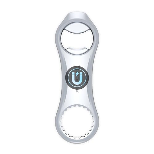 Magnetic Refrigerator Bottle Opener - Heavy Duty Steel, Twist & Pry Off, Pop-Can Opening, Gift for Men