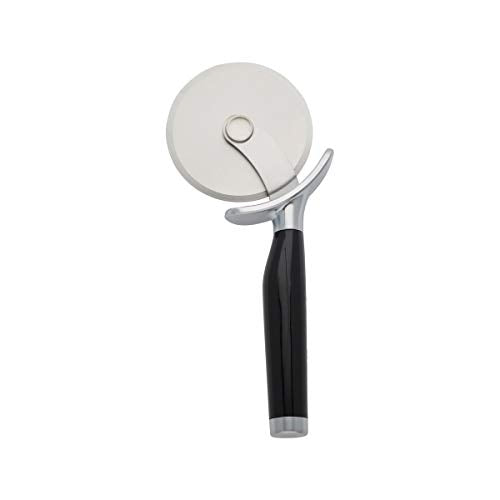 Stainless Steel Pizza Wheel Cutter with Finger Guard & Comfort Grip, 9-Inch