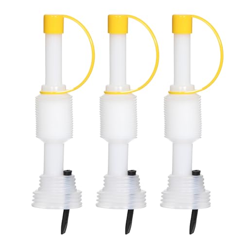 ALLSPOUT Extendable No-Drip Pour Spouts 3-Pack for Quart & Gallon Jugs