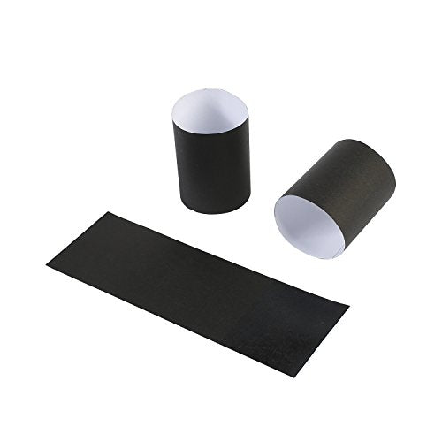 Self-Adhesive Black Paper Napkin Bands, 4.25 x 1.5 Inch, 2500 Count