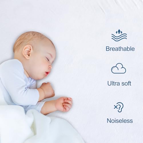 SPRINGSPIRIT Waterproof Mattress Protector Pad - Fitted Deep Pocket Cover
