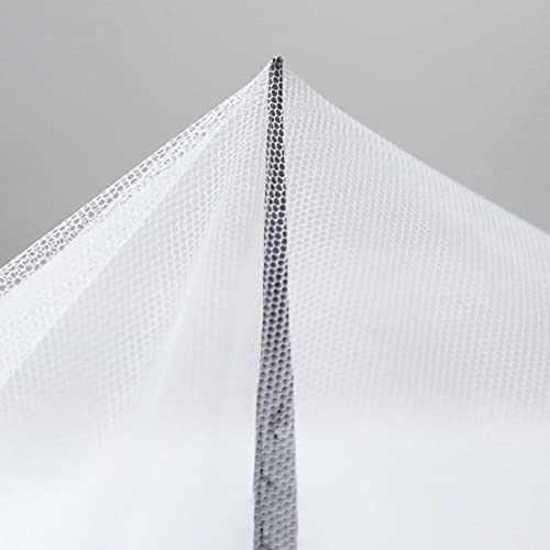 4-Corner Canopy Mosquito Net for Bed - Ultra-Fine Mesh Bug Netting (White)
