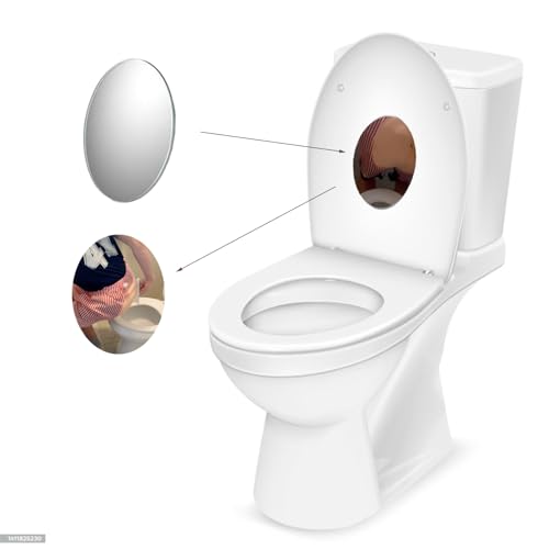 Shatterproof Potty Training Toilet Mirror for Kids Independent Wiping