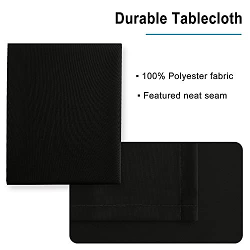 Waterproof Rectangle Tablecloth, 54 x 80 Inch Durable Polyester Table Cover