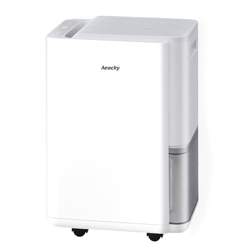 Compact Compressor Dehumidifier 45 Pint with Drain Hose and Humidistat