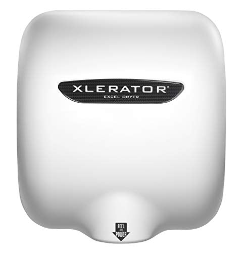 High-Speed Commercial Hand Dryer, White Thermoset, 208-277V