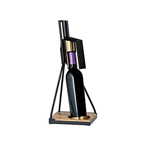 RBT Black Brass Tabletop Corkscrew - Easy Wine Bottle Opener