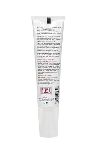 Black Stove Polish Paste for Cast Iron and Steel Wood Stoves - 2.3 oz