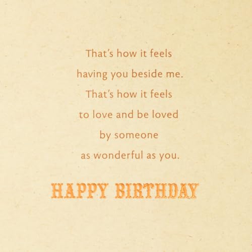 Romantic Birthday Greeting Card for Husband or Boyfriend