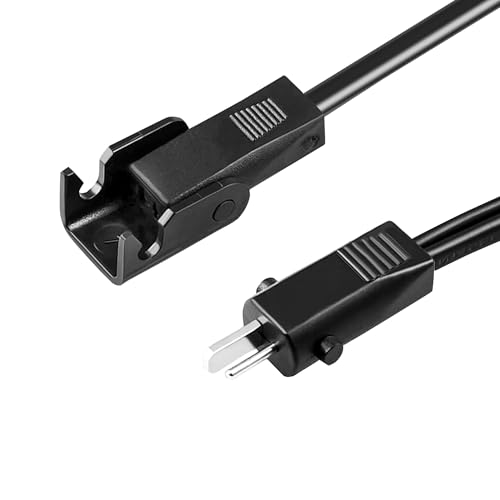 6.6ft Recliner Power Cord Extension 2 Pin Cable for Electric Lift Chair