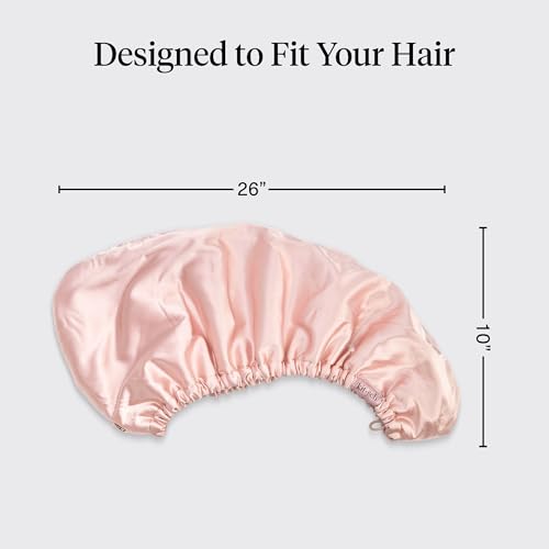 Kitsch Blush Microfiber Hair Towel Wrap - Fast Dry & Frizz Control for Women