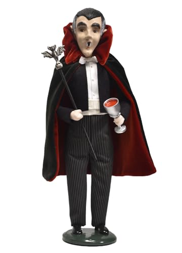 Byers' Choice Dracula Caroler Figurine - Halloween Christmas Collectible 13in