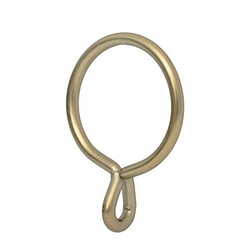 Metal Drapery Eyelet Curtain Rings for Pin Hooks, 1.4-Inch ID, Set of 14