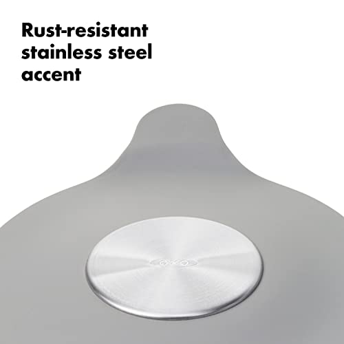 Silicone Bathtub Drain Stopper with Suction Cup and Stainless Steel Accent