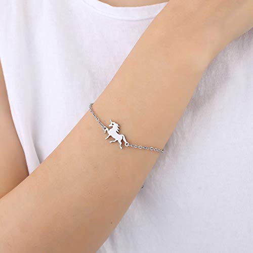 Unicorn Musical Jewelry Box for Girls with Necklace and Bracelet Set