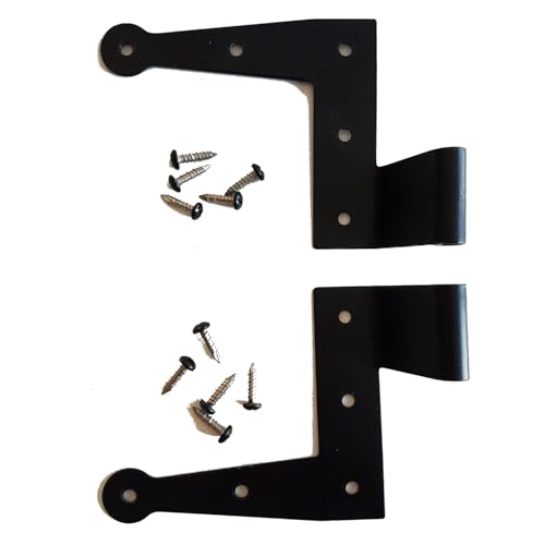 Stainless Steel Shutter Hardware Kit with 1 1/2" Offset for Windows