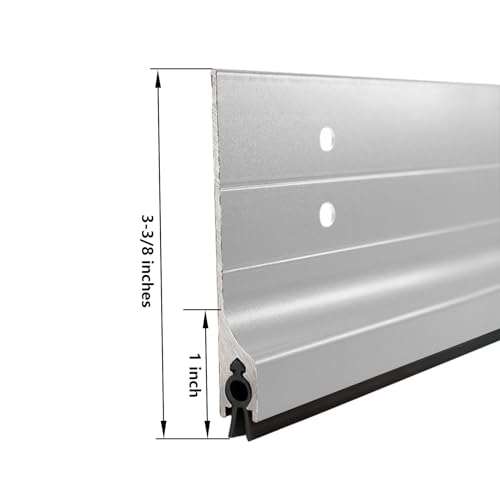 Aluminum Door Draft Stopper Sweep 36 Inch - Under Door Seal Strip
