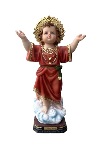 Divino Niño Divine Child Statue - 12 Inch Resin Holy Child Figurine