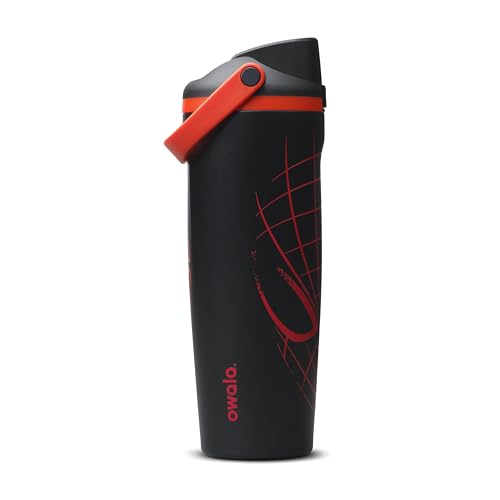 Insulated Stainless Steel Water Bottle with 2-in-1 Spout 30 oz