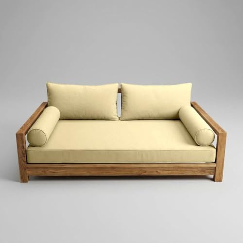 5-Piece Outdoor Daybed Cushion Cover Set - Crib Size Porch Swing Slipcovers