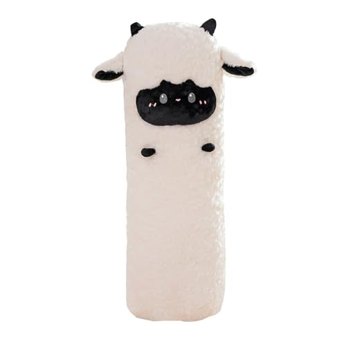 Goylmc 47 Inch Black Sheep Plush Pillow, Soft Stuffed Animal for Gifts
