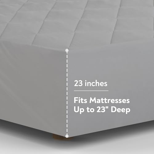 Queen Mattress Pad – Soft Quilted Air Topper with Deep Pocket
