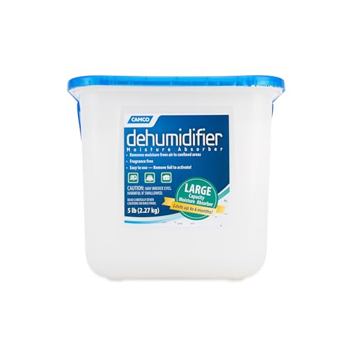 Moisture Absorber Bucket 5 lb Fragrance-Free Dehumidifier for RV