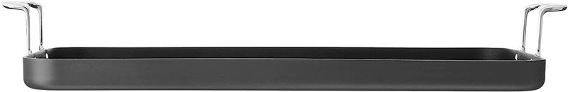 Cuisinart Double Burner Griddle, Chef's Classic Nonstick Hard Anodized, Stainless Steel, 655-35 13-Inch x 20-Inch