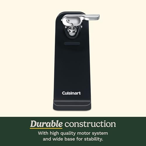 Automatic Electric Can Opener with Magnetic Lid Holder & Nonslip Base