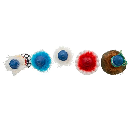 Kurt S. Adler 6.25-Inch Resin Hollywood Hats Ornament Set - Alice in Wonderland
