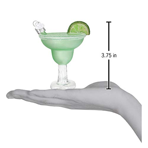 Margarita Glass Christmas Ornament Handcrafted Holiday Decoration