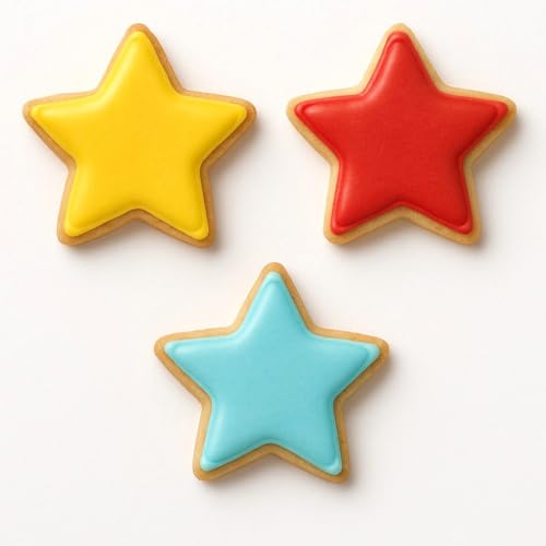 1.5 Inch Mini Star Cookie Cutters (12 Count) – Tin Plated Steel, Safe Edges