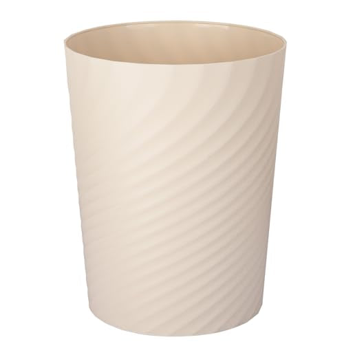 Small Plastic Bathroom Trash Can 1.8 Gallon Wastebasket