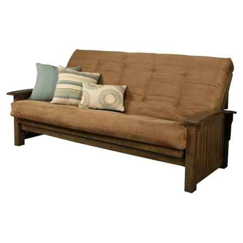 Queen Size Solid Hardwood Futon Frame and Mattress Set