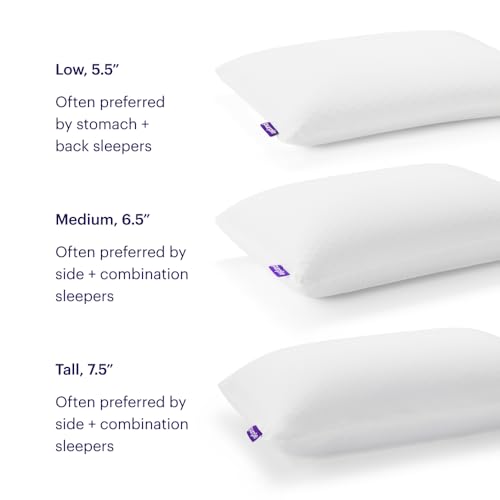 Purple Harmony Pillow - Cooling Gel & Latex, Medium Loft, Standard