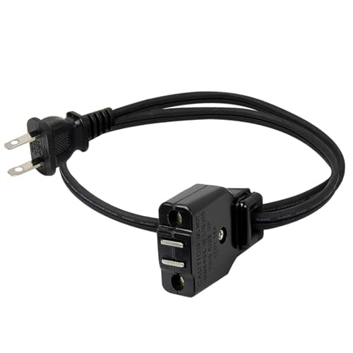 Magnetic Power Cord for Electric Deep Fryers, 120V 15A Replacement Cable