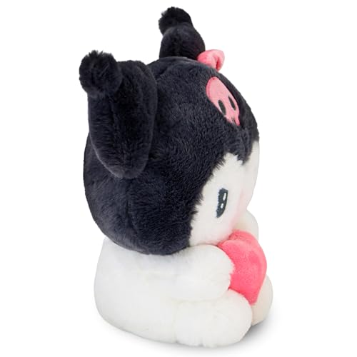 8-Inch Heart-Shaped Plush Pillow - Soft Cartoon Stuffed Toy
