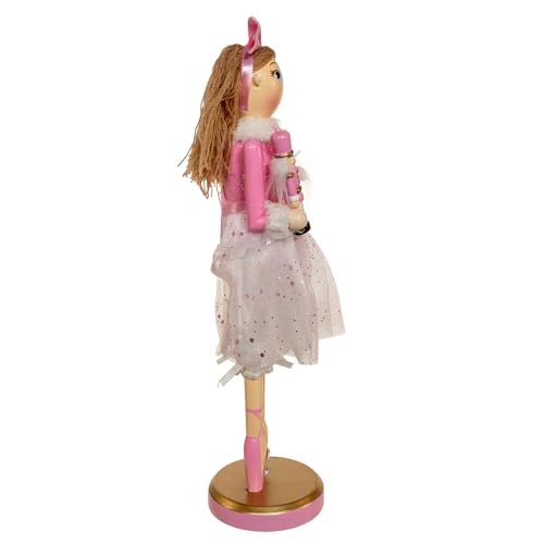 12-Inch Clara Ballerina Nutcracker Figurine for Christmas Holiday Decor