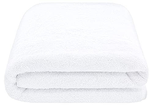 Oversized Turkish Cotton Bath Sheet, 40x80 Extra Large Absorbent Towel