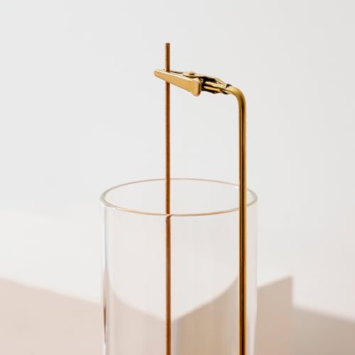 Upside Down Incense Holder with Glass Ash Catcher and 30 Incense Sticks