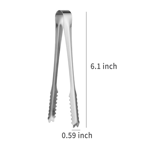 WHTCHSU Silver Candy Buffet Ice Tongs & Scoops Set - Food & Drink Accessories