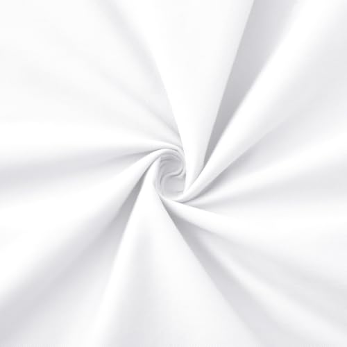 White 26x26 Euro Pillow Covers, Soft Cotton Euro Sham Set of 2