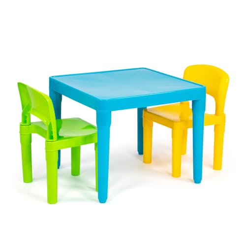 Toddler Table and 2-Chair Set for Kids, Lightweight Activity Desk