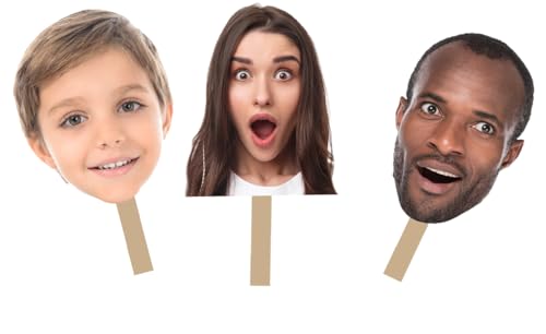 Custom Big Head Cutout on a Stick - Personalized Party Face Sign